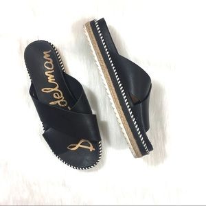 Sam Edelman Leather Espadrilles Sandals Size 7